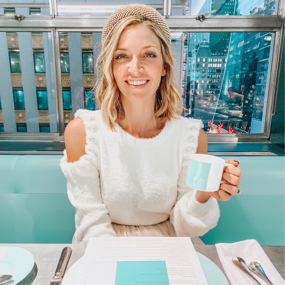 Faux Pearl Embellished Sweater